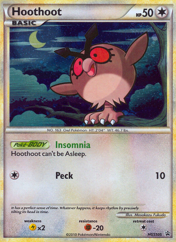 Hoothoot (HGSS05) [HeartGold & SoulSilver: Black Star Promos] | Cracking-Singles