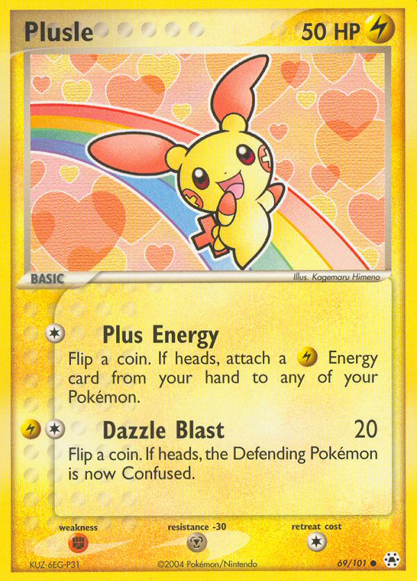 Plusle (69/101) [EX: Hidden Legends] | Cracking-Singles