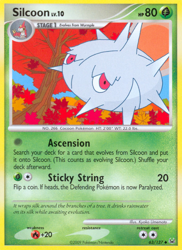 Silcoon (63/127) [Platinum: Base Set] | Cracking-Singles