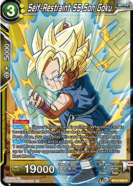 Self-Restraint SS Son Goku (BT14-096) [Cross Spirits] | Cracking-Singles