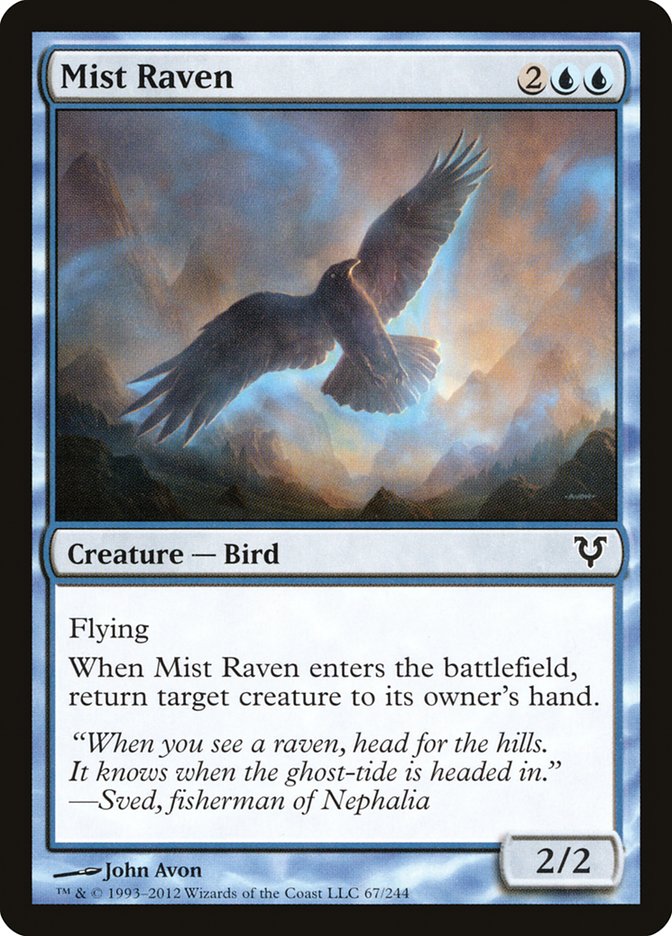 Mist Raven [Avacyn Restored] | Cracking-Singles