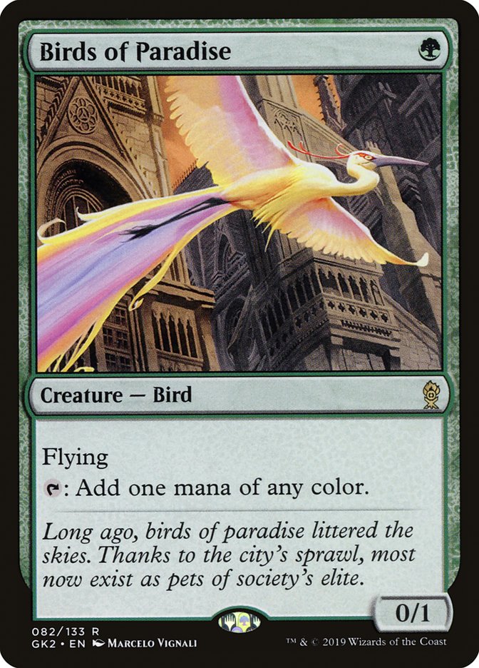 Birds of Paradise [Ravnica Allegiance Guild Kit] | Cracking-Singles