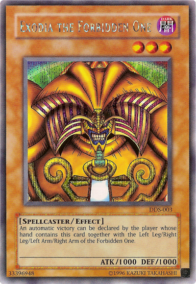 Exodia the Forbidden One (Dark Duel Stories) [DDS-003] Secret Rare | Cracking-Singles