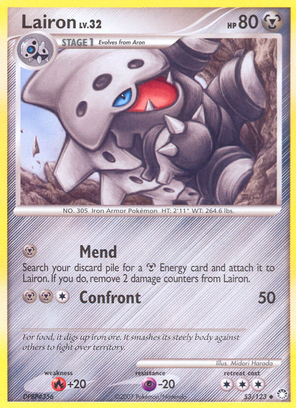 Lairon (53/123) [Diamond & Pearl: Mysterious Treasures] | Cracking-Singles