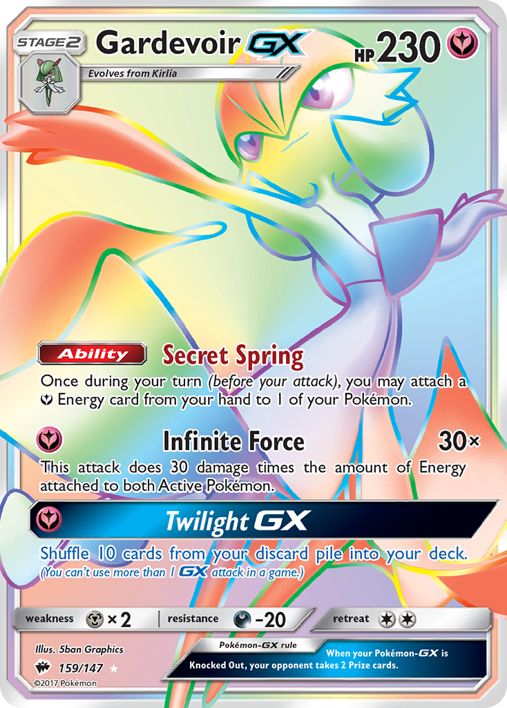 Gardevoir GX (159/147) [Sun & Moon: Burning Shadows] | Cracking-Singles