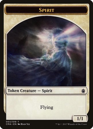 Spirit Token (003) [Commander Anthology Tokens] | Cracking-Singles