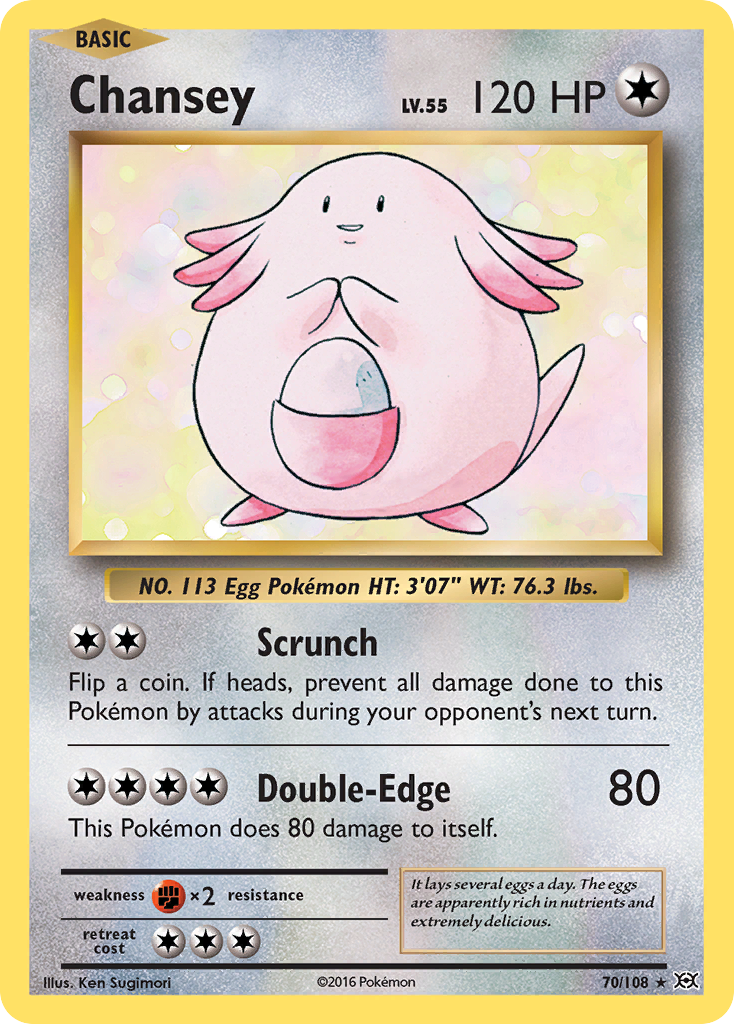 Chansey (70/108) [XY: Evolutions] | Cracking-Singles