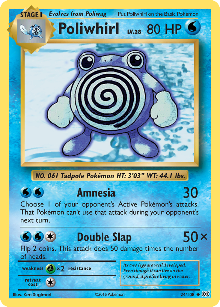 Poliwhirl (24/108) [XY: Evolutions] | Cracking-Singles