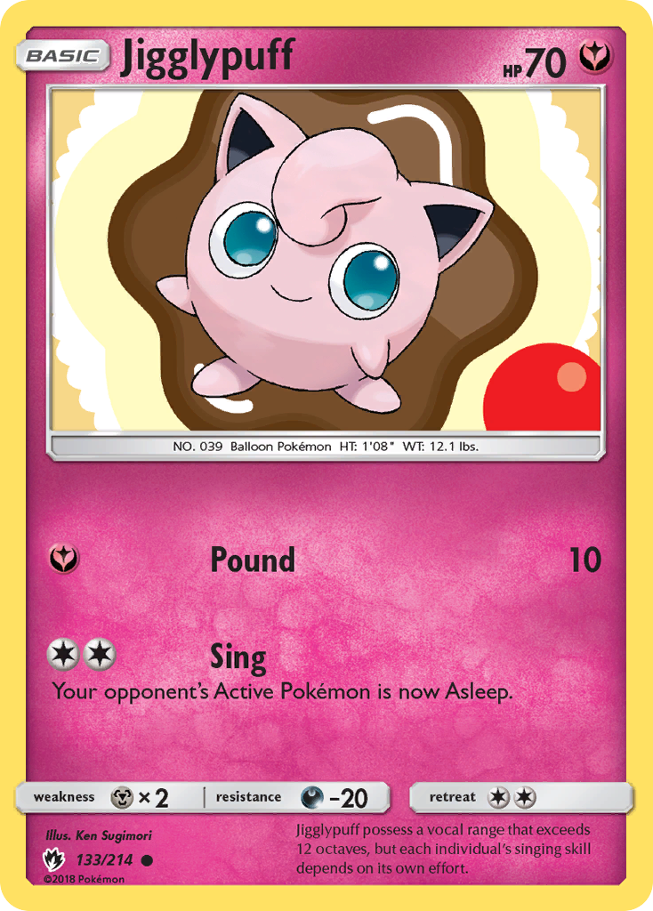 Jigglypuff (133/214) [Sun & Moon: Lost Thunder] | Cracking-Singles