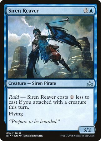 Siren Reaver [Rivals of Ixalan] | Cracking-Singles