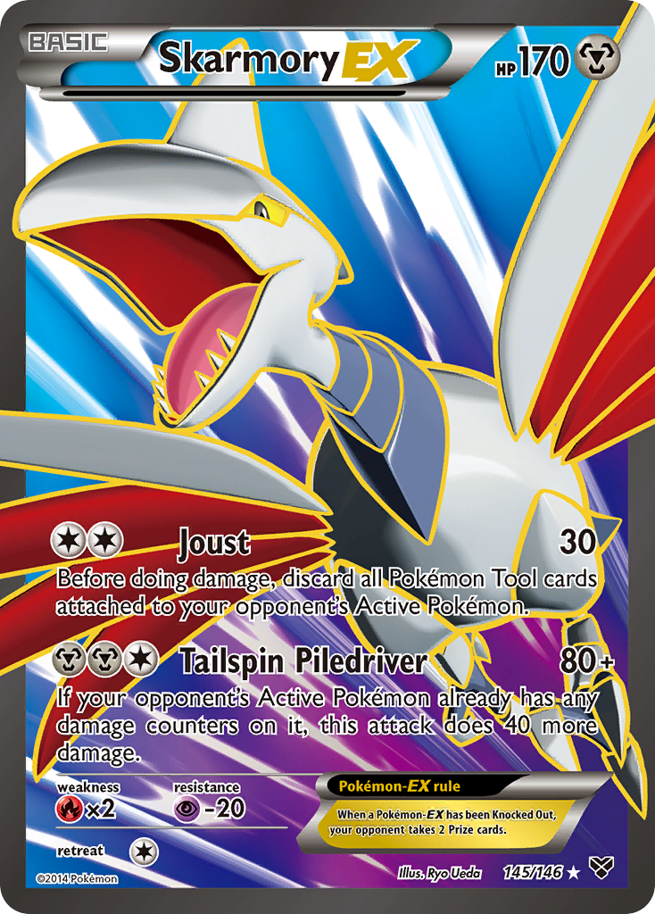 Skarmory EX (145/146) [XY: Base Set] | Cracking-Singles