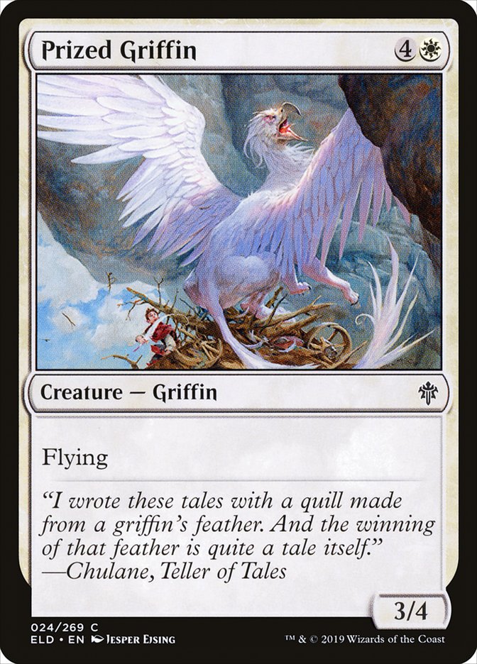 Prized Griffin [Throne of Eldraine] | Cracking-Singles