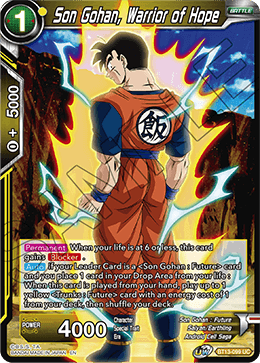 Son Gohan, Warrior of Hope (Uncommon) [BT13-099] | Cracking-Singles