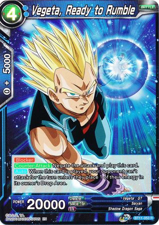 Vegeta, Ready to Rumble [BT11-053] | Cracking-Singles