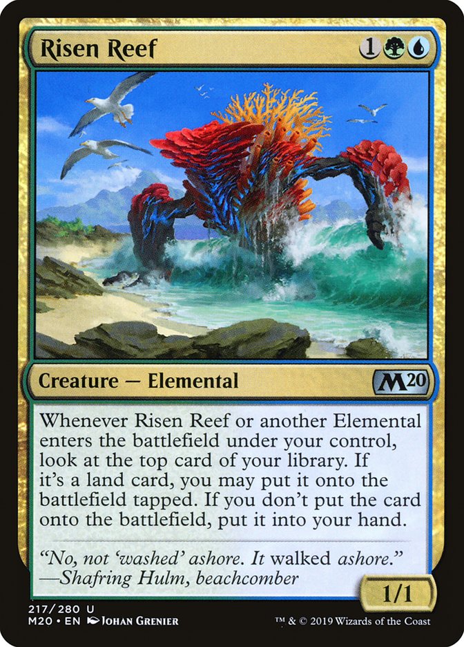 Risen Reef [Core Set 2020] | Cracking-Singles