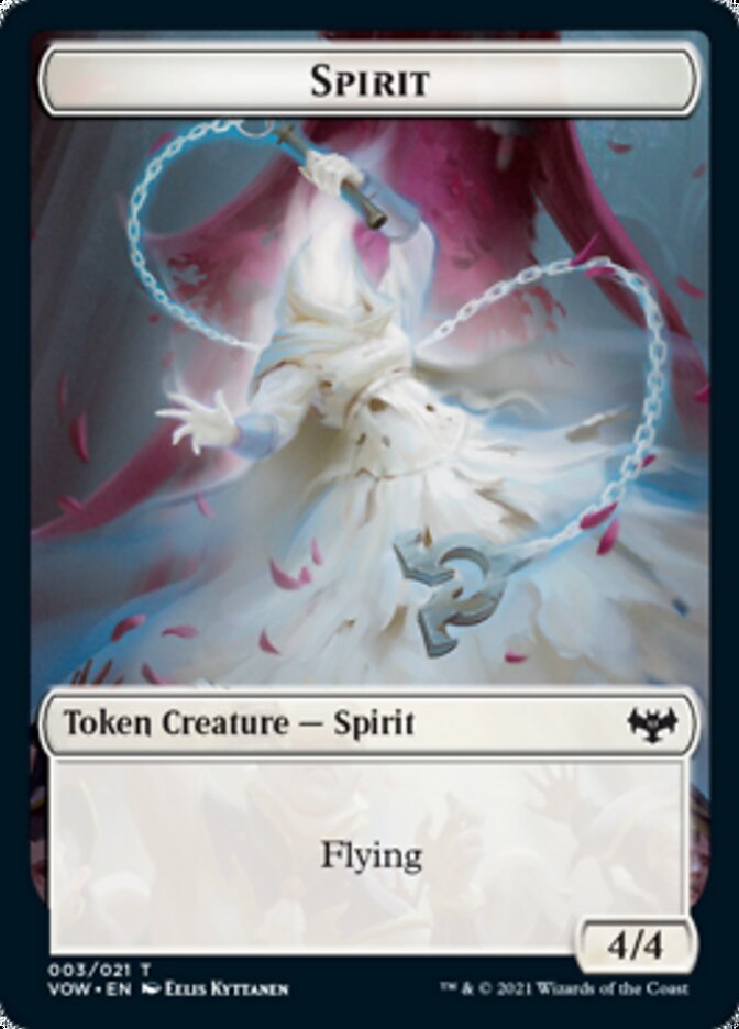 Spirit Token (003) [Innistrad: Crimson Vow Tokens] | Cracking-Singles