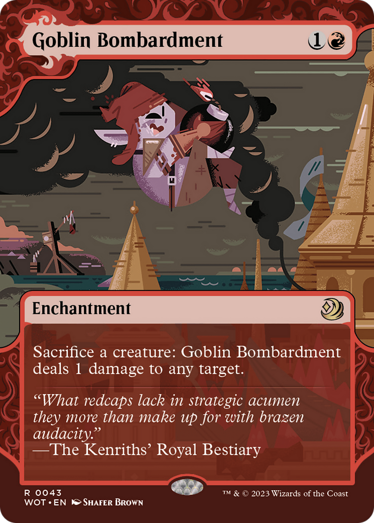 Goblin Bombardment [Wilds of Eldraine: Enchanting Tales] | Cracking-Singles