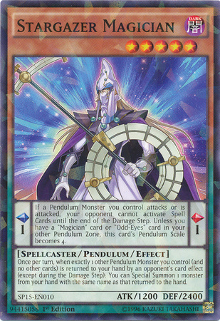 Stargazer Magician [SP15-EN010] Shatterfoil Rare | Cracking-Singles