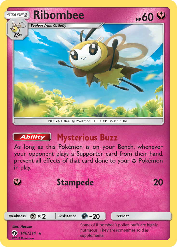 Ribombee (146/214) [Sun & Moon: Lost Thunder] | Cracking-Singles