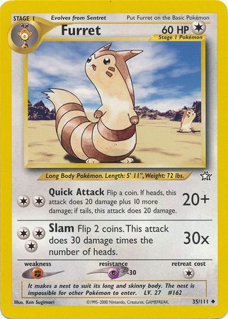 Furret (35/111) [Neo Genesis Unlimited] | Cracking-Singles