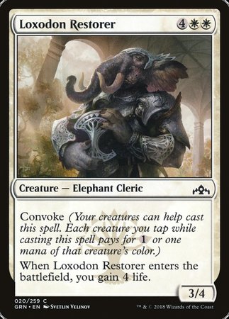 Loxodon Restorer [Guilds of Ravnica] | Cracking-Singles