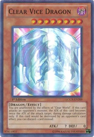 Clear Vice Dragon [LCGX-EN209] Super Rare | Cracking-Singles