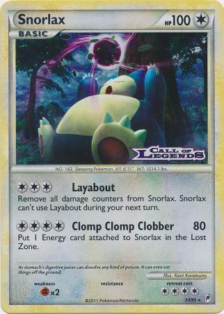 Snorlax (33/95) (Prerelease Promo) [Nintendo: Black Star Promos] | Cracking-Singles