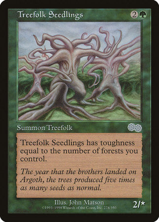 Treefolk Seedlings [Urza's Saga] | Cracking-Singles