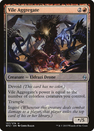 Vile Aggregate [Battle for Zendikar] | Cracking-Singles