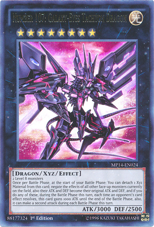 Number 107: Galaxy-Eyes Tachyon Dragon [MP14-EN024] Ultra Rare | Cracking-Singles