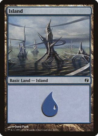 Island (42) [Duel Decks: Venser vs. Koth] | Cracking-Singles