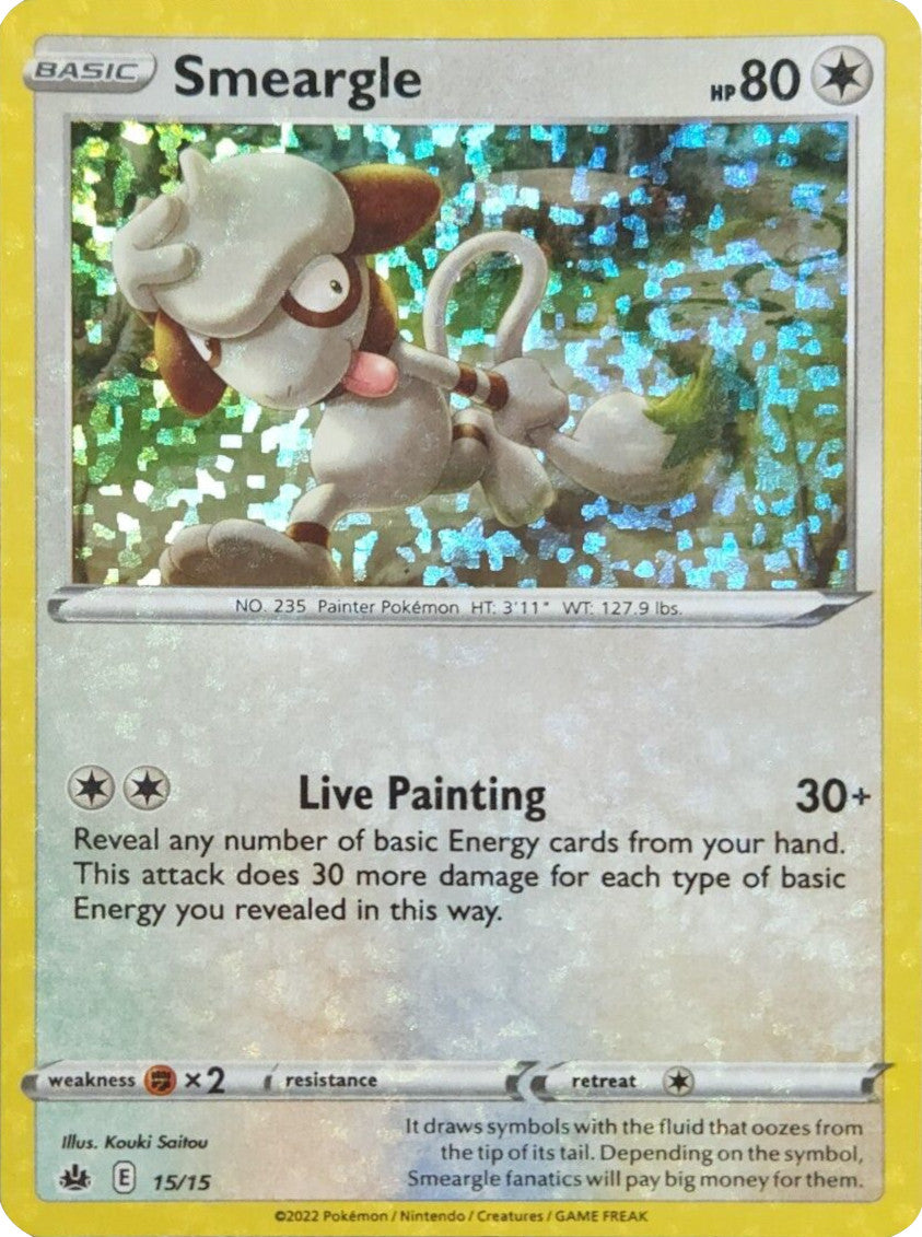 Smeargle (15/15) [McDonald's Promos: Match Battle] | Cracking-Singles