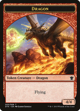 Dragon Token [Dragons of Tarkir Tokens] | Cracking-Singles