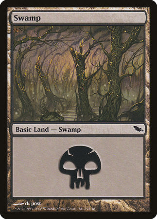 Swamp (292) [Shadowmoor] | Cracking-Singles