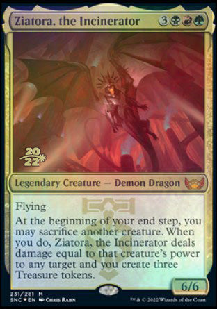 Ziatora, the Incinerator [Streets of New Capenna Prerelease Promos] | Cracking-Singles