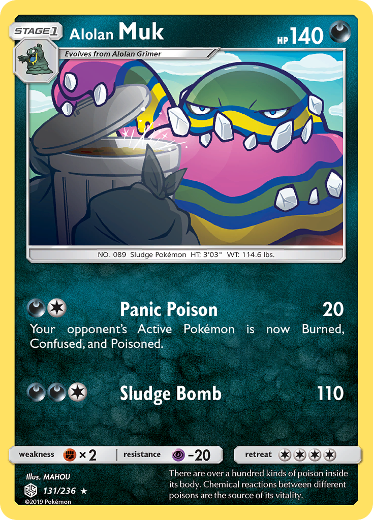 Alolan Muk (131/236) [Sun & Moon: Cosmic Eclipse] | Cracking-Singles