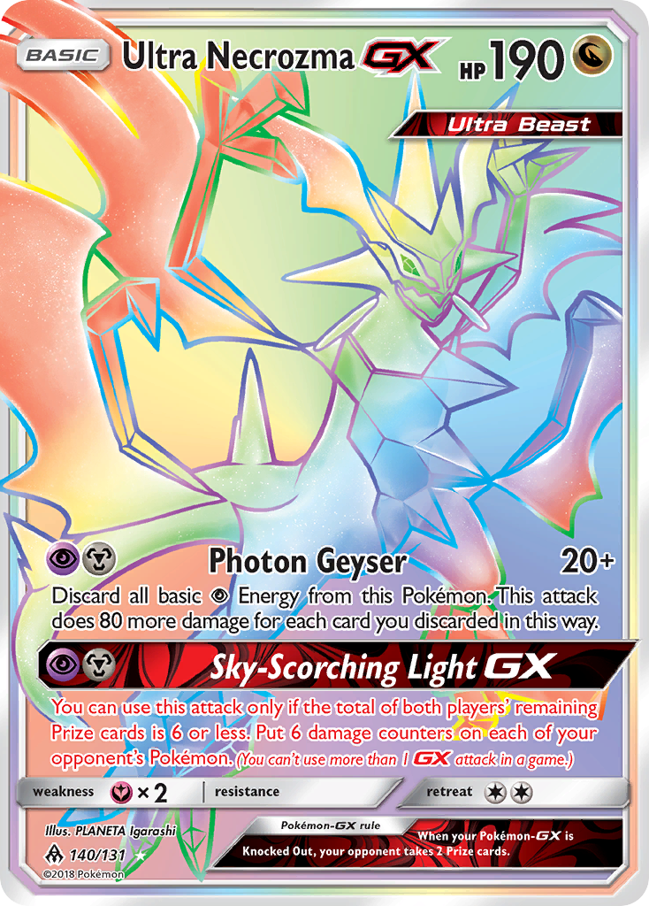 Ultra Necrozma GX (140/131) [Sun & Moon: Forbidden Light] | Cracking-Singles