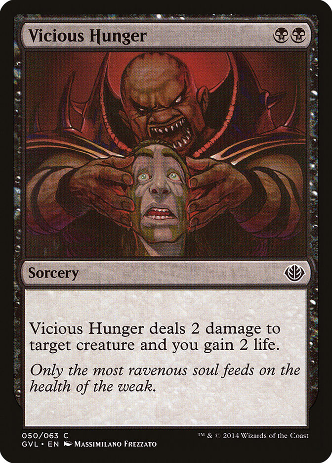 Vicious Hunger (Garruk vs. Liliana) [Duel Decks Anthology] | Cracking-Singles