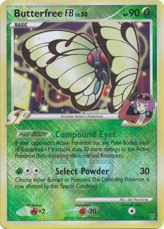 Butterfree FB LV.50 (17/147) (League Promo) [Platinum: Supreme Victors] | Cracking-Singles