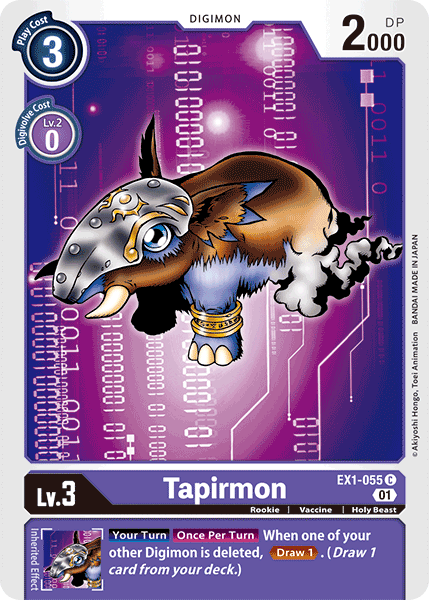 Tapirmon [EX1-055] [Classic Collection] | Cracking-Singles