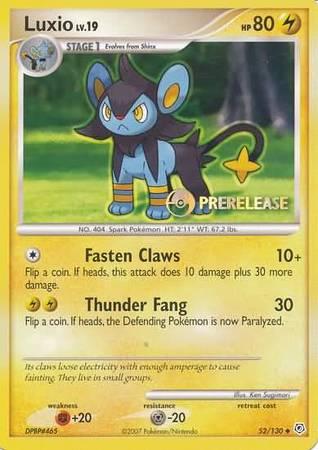 Luxio (52/130) (Prerelease Promo) [Nintendo: Black Star Promos] | Cracking-Singles