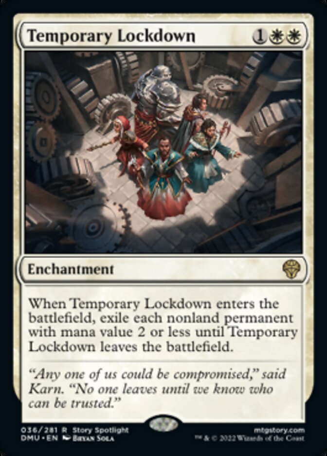 Temporary Lockdown [Dominaria United] | Cracking-Singles