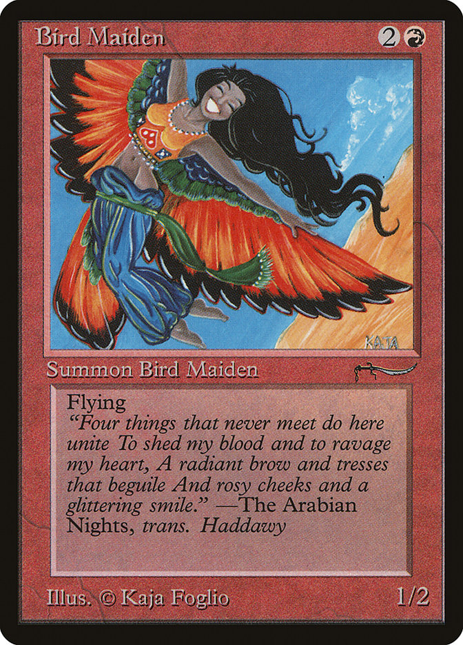 Bird Maiden (Light Mana Cost) [Arabian Nights] | Cracking-Singles