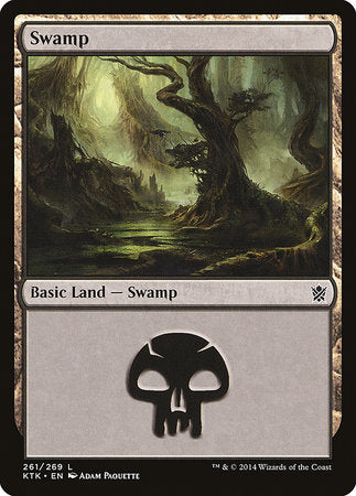 Swamp (261) [Khans of Tarkir] | Cracking-Singles