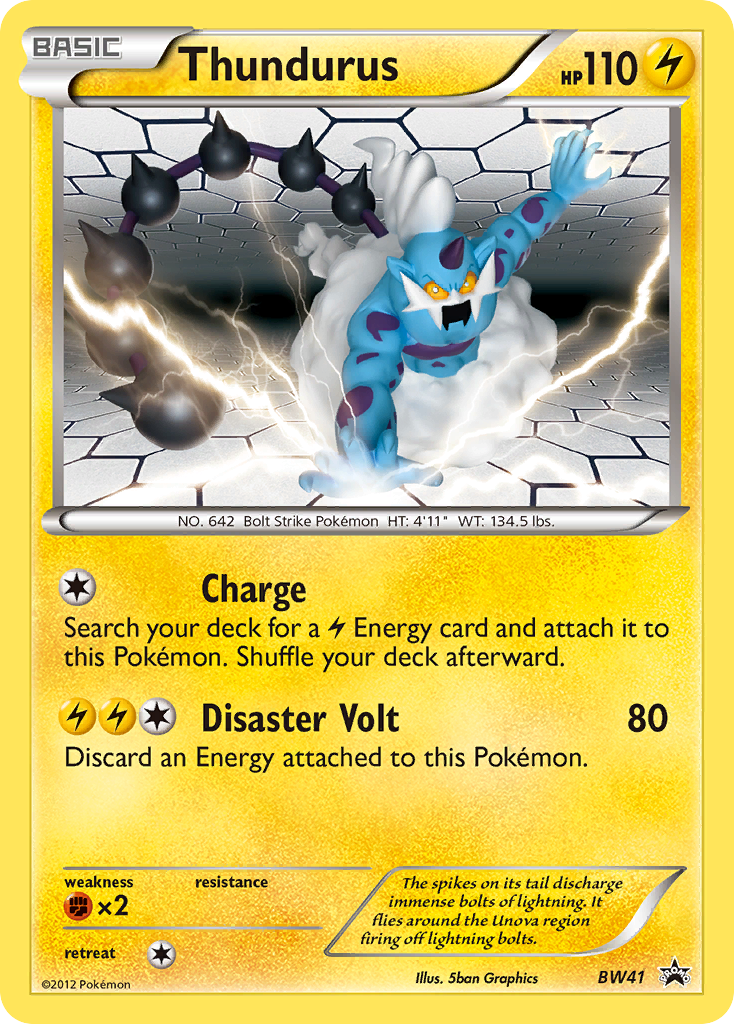 Thundurus (BW41) [Black & White: Black Star Promos] | Cracking-Singles