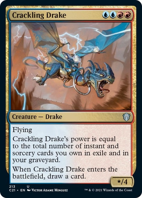 Crackling Drake [Commander 2021] | Cracking-Singles