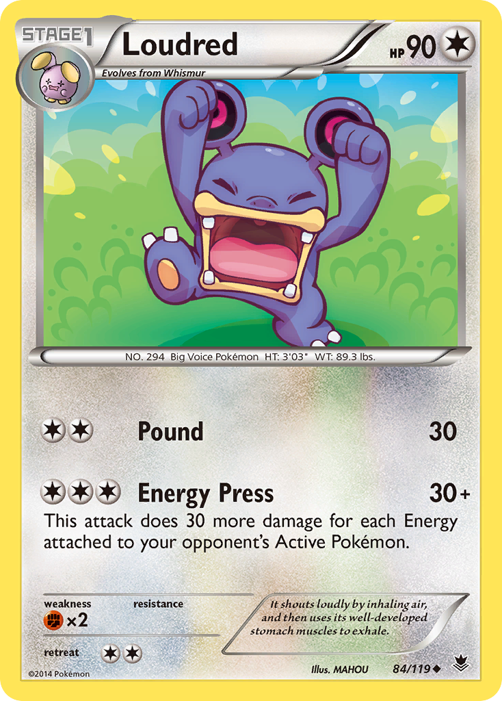 Loudred (84/119) [XY: Phantom Forces] | Cracking-Singles