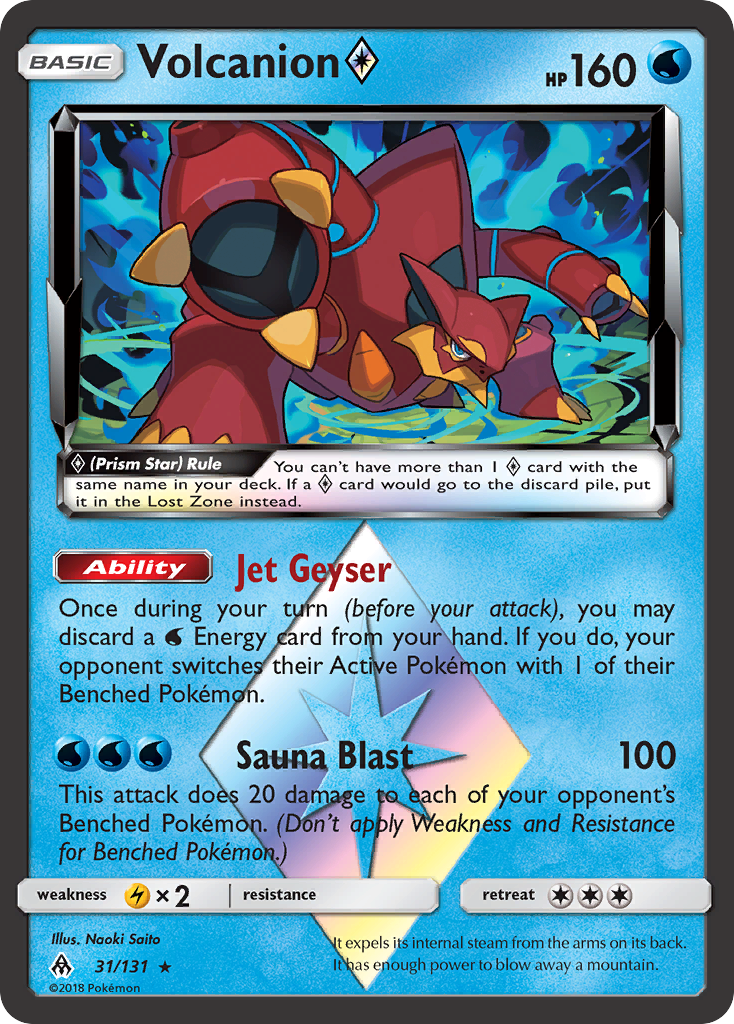 Volcanion (31/131) (Prism Star) [Sun & Moon: Forbidden Light] | Cracking-Singles