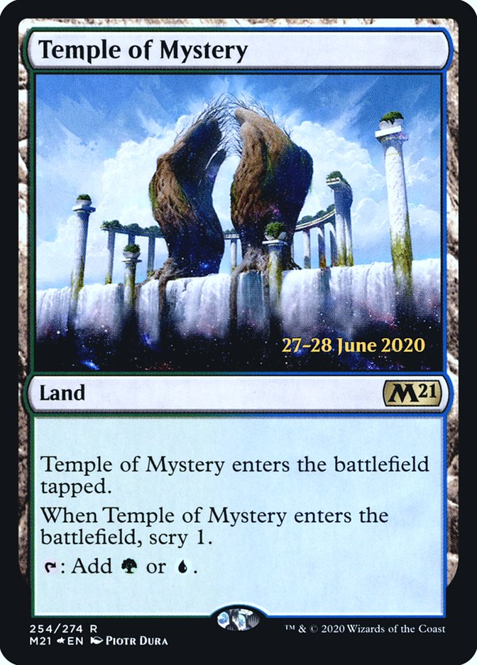 Temple of Mystery  [Core Set 2021 Prerelease Promos] | Cracking-Singles