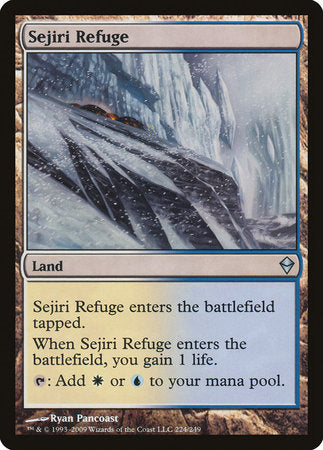 Sejiri Refuge [Zendikar] | Cracking-Singles